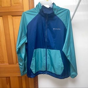 Columbia Windbreaker Holographic ‘Shades of Blue’